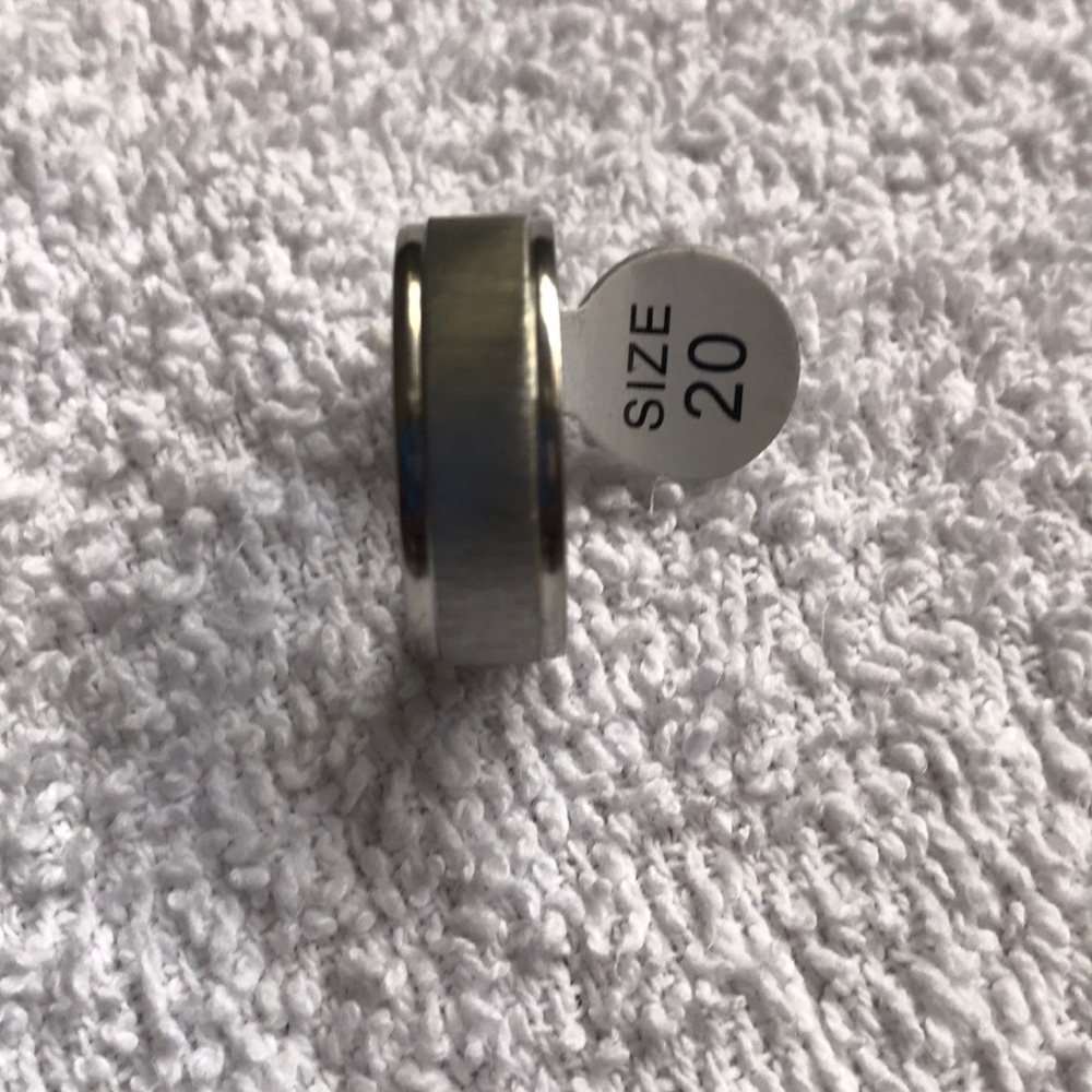 stainless steel wedding ring